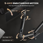 SIAGO Dual Monitor Stand, 15 to 32 Inch Monitor Arm, Adjustable Monitors Mount - Image 9
