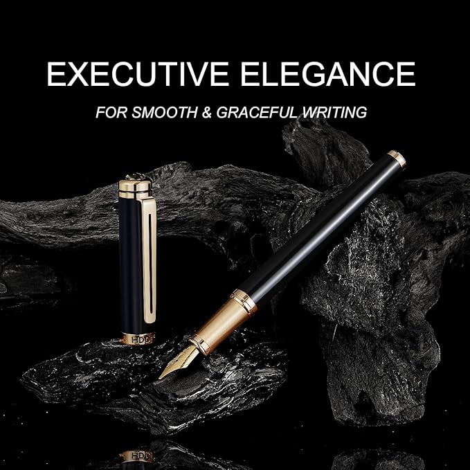 HDDNB Black Luxury Fountain Pen Set - Image 6