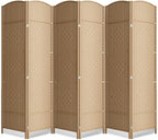 Cocosica 6 Panel Room Divider, 6Ft Folding Privacy Screen, Tall by cocosica
