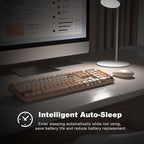 MOFII Wireless Keyboard and Mouse Combo, Full Size 2.4G Plug and Play - Image 5