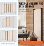 VEVOR Room Divider, 6 Panel Room Divider, Folding Privacy Screen and Portable - Image 5