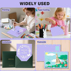 Cardstock 8.5 X 11, 40 Sheets, Light Purple Card Stock, 75lb/ 200gsm Copy Paper - Image 7