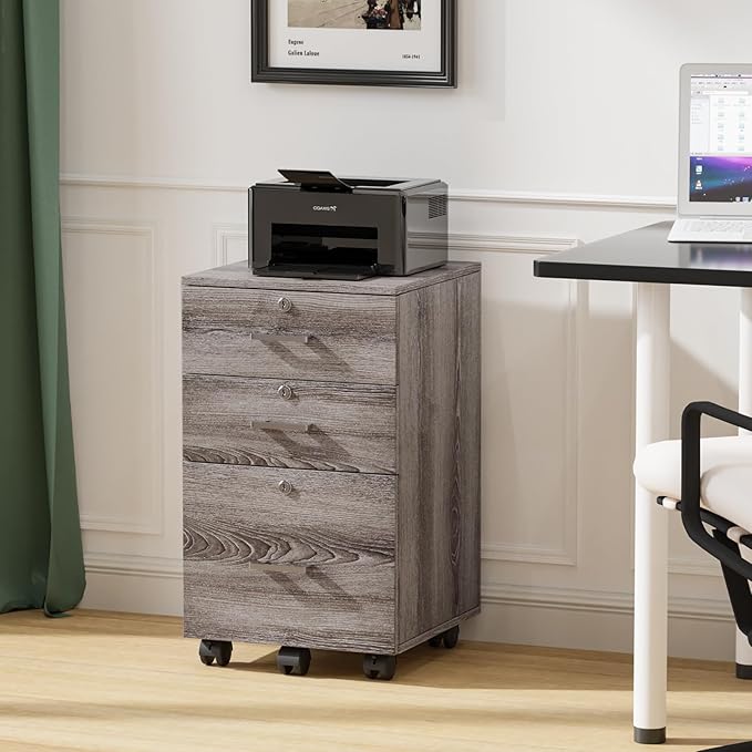 VINGLI 3-Drawer File Cabinet - Image 9
