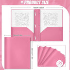 Lincia 100 Pcs Plastic Folders - Image 2