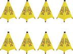 20 inch Wet Floor Sign 8 Pcs, Pop up Foldable Wet Safety Signs by Unknown