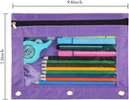 YoeeJob Pencil Pouch for 3 Ring Binder，Zipper Pencil Pouches Bulk，Pencil Case - Image 2