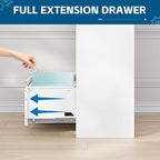 PEUKC 2-Drawer Metal File Cabinet, Lateral Vertical Filing Cabinets - Image 5