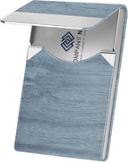 Business Card Holder with Ultra Slim Design, Business Card Case with Premium PU by DMFLY