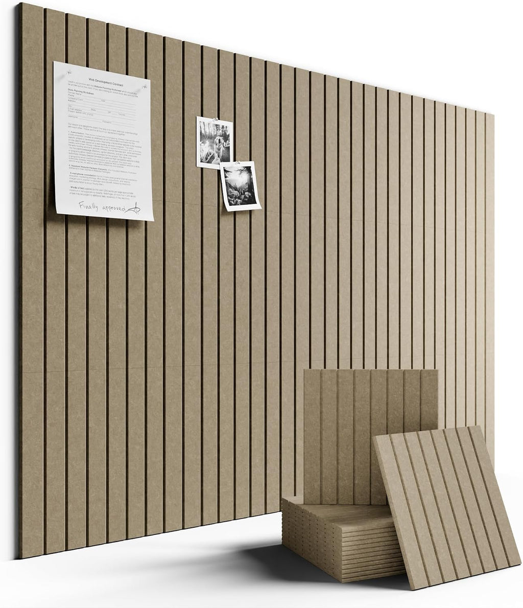 Large Felt Bulletin Board 48" x 36" Cork Board Alternative-12 Pack