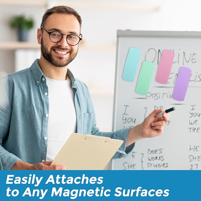 Ddaowanx Whiteboard Eraser, Magnetic Dry Erase Eraser, Glass Board Eraser - Image 4