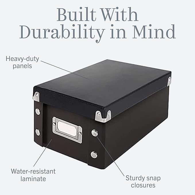 Snap-N-Store Index Card Holder Storage Box - Image 3