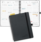 POPRUN 2026 Planner with Hourly Schedule, Vertical Layout by POPRUN