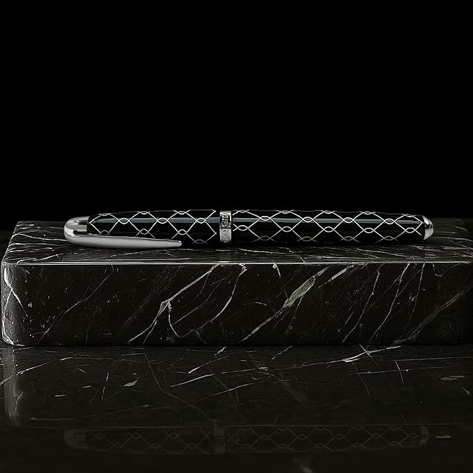 Webson Gill ‘The Weaver’ Black Luxury Executive Fountain Pen, Polished Lacquer - Image 9