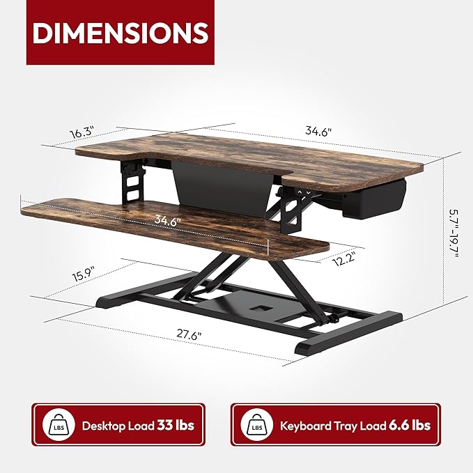 SANODESK Standing Desk Converter - Image 2