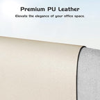 Aothia Leather Desk Pad Protector, Office Mat, Large Mouse Pad, Laptop Pad - Image 2