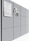 Bumusty Large Felt Bulletin Board 48" x 36" Cork Board Alternative-12 Pack by Bumusty