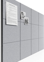 Bumusty Large Felt Bulletin Board 48" x 36" Cork Board Alternative-12 Pack by Bumusty