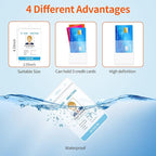 5 Pack ID Badge Holder, Badge Holder Retractable Clip - Image 4