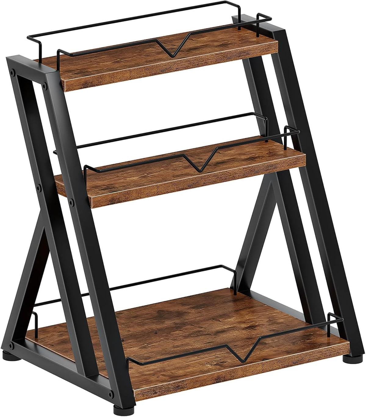 HOOBRO 3-Tier Kitchen Spice Rack, Kitchen Countertop Shelf, Desk Shelf Organi...