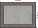 Amanti Art Grey Framed Magnetic Board 21x29 Medium Vision Board - Image 4