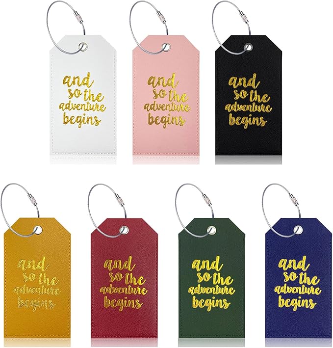Portable Leather Travel Labels - Image 9