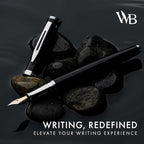 Wordsworth & Black Fountain Pen Set, Extra Fine Nib, Includes 24 Pack Ink - Image 2