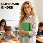 Tashkummy 360° Pivotable 3 Ring Clipboard Binder, Foldable Binders 1 Inch Fits - Image 4