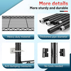 Romorgniz 82" H X45 W X18 D Storage Shelves - Image 8