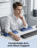 Vaydeer 2Pcs Elbow Pad for Desk, L-Shaped Arm Rest Desk Edge Cushion, Ergonomic - Image 3