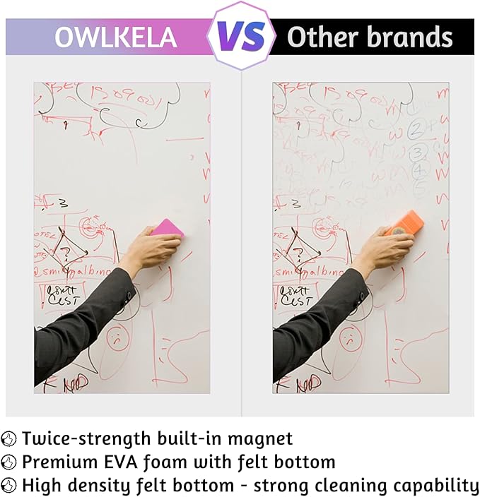 72 Pack Whiteboard Eraser for Kids and Adults, Washable and Reusable Magnetic - Image 4