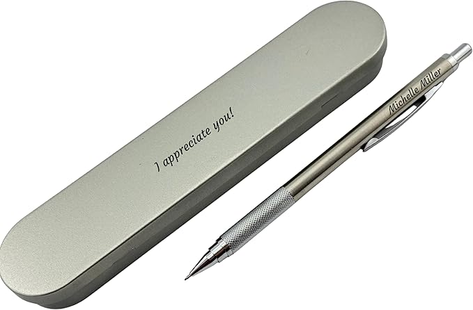 ELMA VADA STUDIO Custom Engraved Mechanical Pencil – Personalized 0.7mm by Unknown