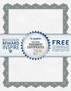 Geographics® 30% Recycled Blank Parchment Certificates, 8 1/2" x 11", Optima - Image 5