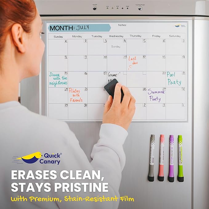 Monthly Magnetic Calendar for Refrigerator - Image 4