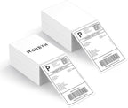MUNBYN 4x6 Inch Direct Thermal Labels, 1000 Labels/2 Stacks, Fanfold Shipping by MUNBYN