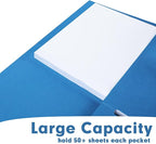 Two Pocket Folders, RAZCC 50 Pack 2 Pocket Folders Fit Letter Size Paper - Image 5