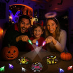 LovesTown 24PCS Halloween Party Favors Flashlights, LED Light up Finger Lights - Image 7
