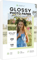 11x17 Photo Paper Glossy, Goefun 200 GSM/54 LB Photo Printer Paper by Goefun
