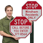 SmartSign Custom STOP Sign 18"x18" 3M Laminated EG Reflective 80 mil Aluminum - Image 3