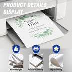 Veritas White Cardstock 8.5 x 11”, 110LB/199GSM Heavyweight Card Stock - Image 3