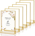 PPH-Sisy 8X10 Gold Frames Double Sided Acrylic Sign Holder Tabletop Picture by PPH-SisyPurchaseNow