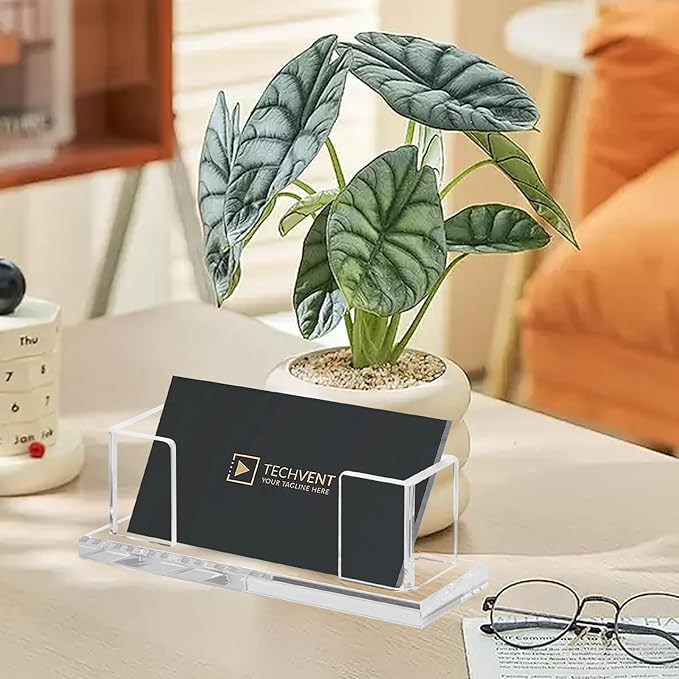 Weiai Acrylic Business Card Holder Stand - Image 7