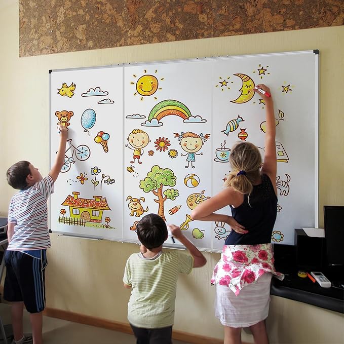 XBoard 118 x 48 Inch Magnetic Dry Erase Board, Oversized Foldable Whiteboard - Image 6