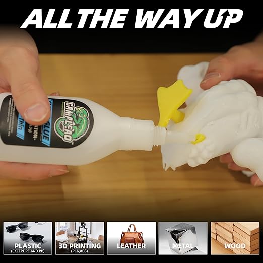 Ultra-Thin Super Glue Liquid Kit 4.6 oz, Fast Drying Clear Superglue - Image 6
