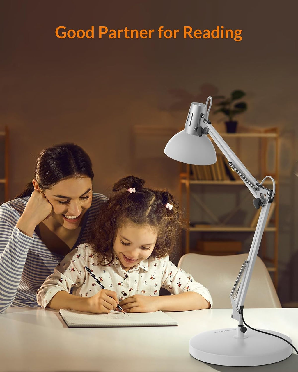 lepower metal adjustable desk lamp with clamp, swing, package contents