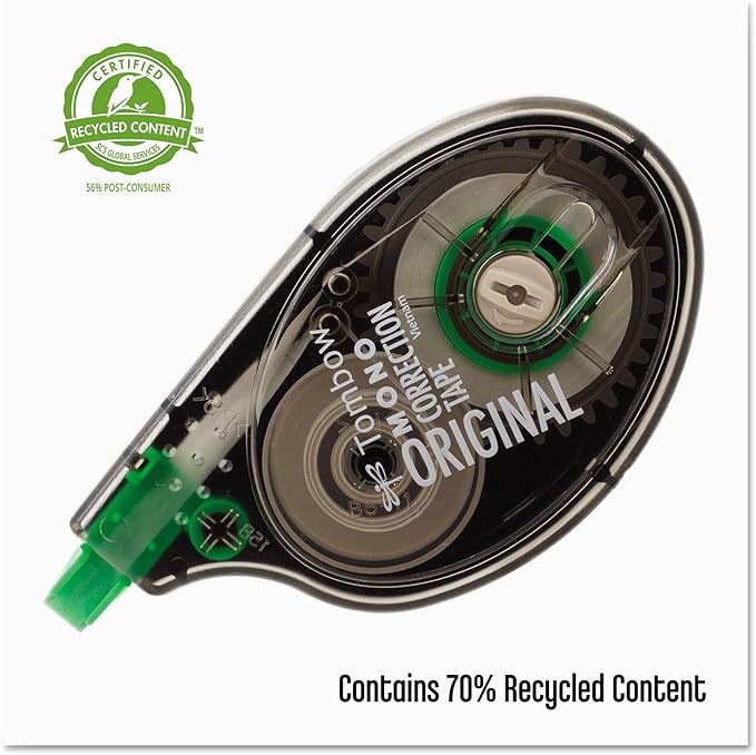 Tombow 68620 MONO Correction Tape, Non-Refillable, 1/6" x 394" - Image 5