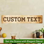 Custom Sign, Custom Street Sign, 11 Font Colors, 13 Font Styles, 4 Hole Options - Image 4