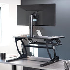 VIVO 32 inch Height Adjustable Stand Up Desk Converter, V Series, Quick Sit to - Image 6