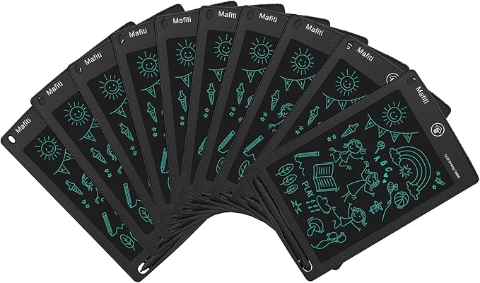 mafiti 10 Pack LCD Writing Tablet 8.5 Inch Electronic Drawing Pads by Mafiti