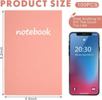 Mimorou 100 Pcs Journals Notebooks Bulk - Image 2