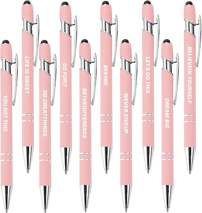 CRME 10pcs Funny Nurse Pens Set Inspirational Quotes Girly Pens Therapist by Unknown